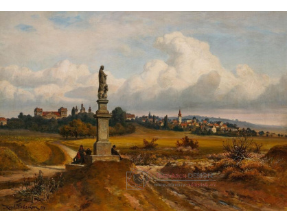 A-8405 Karel Liebscher - Pohled na Kosmonosy