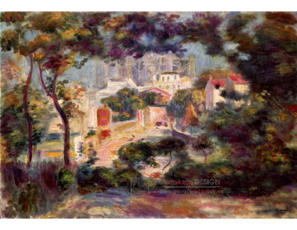 VR14-14 Pierre-Auguste Renoir - Krajina s výhledem na Sacre-Coeur