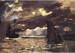 VCM 48 Claude Monet - Loď na řece Epte