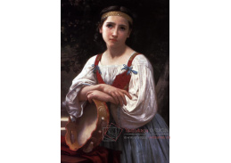R15-10 Adolph William Bouguereau - Cikánka s baskickým bubínkem