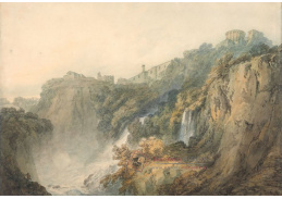 VTR-61 Joseph Mallord William Turner - Vodopády a Sybilin chrám v Tivoli