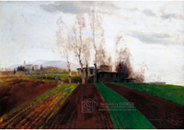 A-603 Arnold Böcklin - Orná pole brzy na jaře