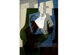 DDSO-2861 Juan Gris - Sedící harlekýn