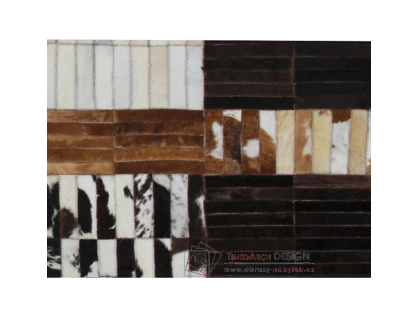 KŮŽE 4, luxusní koberec 201x300cm, patchwork
