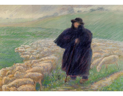 VCP-207 Camille Pissarro - Pastýř v dešti