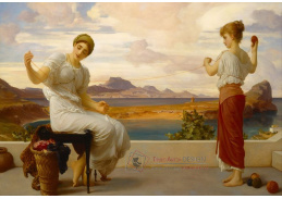 SO IX 493 Frederic Leighton - Navíjení příze