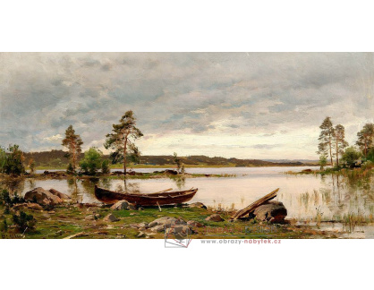 SO XIV-320 Hjalmar Munsterhjelm - Na břehu jezera