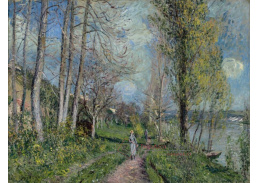 A-6781 Alfred Sisley - Břehy Seiny