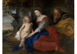 A-7137 Peter Paul Rubens - Svatá rodina s papouškem