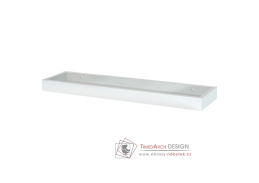 Nástěnná polička 60cm P-011 WT, bílá