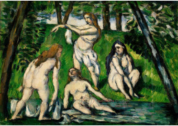 D-7501 Paul Cézanne - Čtyři koupající se ženy