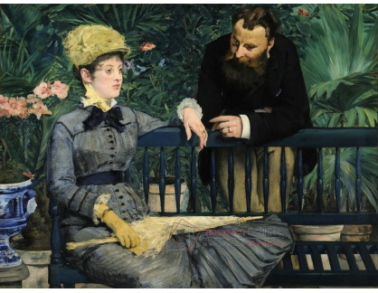 VEM 82 Édouard Manet -  V zimní zahradě