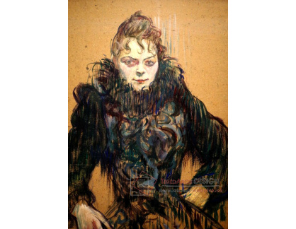 R7-156 Henri Toulose-Lautrec - Žena s boa