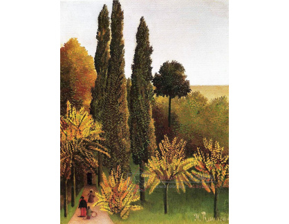 VF40 Henri Rousseau - Procházka v Parc des Buttes Chaumont