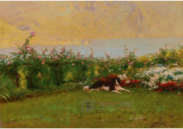 DDSO-1572 Eugenio Spreafico - Pes u jezera Como v Bellagio
