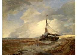 SO XII-23 Andreas Achenbach - Rybářský člun v Seenot