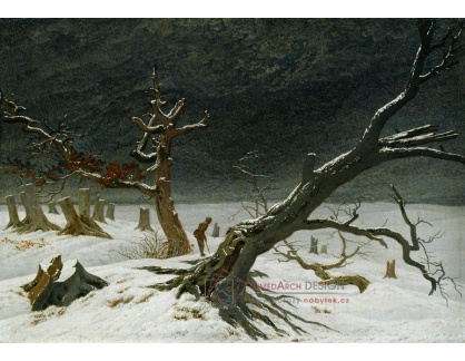 A-1982 Caspar David Friedrich - Zimní krajina