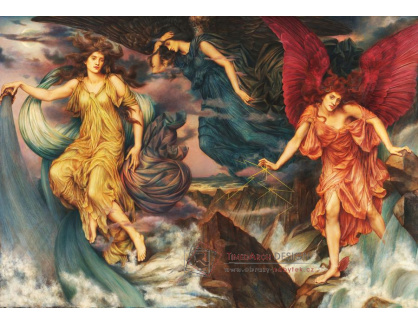 A-4053 Evelyn de Morgan - Bouřkové duchy