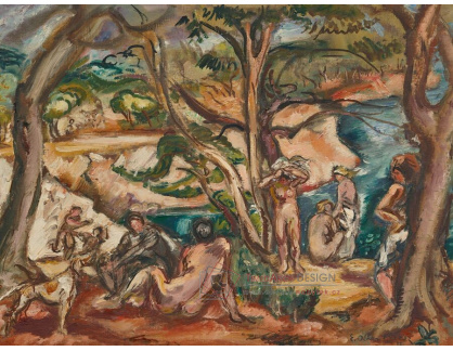 A-8646 Emile Othon Friesz - Koupající se