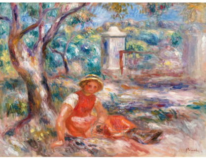 D-6834 Pierre-Auguste Renoir - Dívka na úpatí stromu