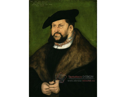 VlCR-217 Lucas Cranach - Portrét saského kurfiřta Johannse des Beständigen