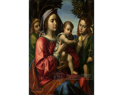 SO VII-169 Paolo Morando - Madonna a dítě, Jan Křtitel a anděl