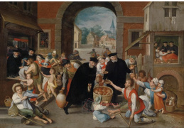 SO VIII-176 Pieter Brueghel - Almužna