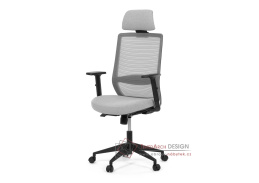 KA-V3329 GREY, kancelářská židle, látka mesh šedá