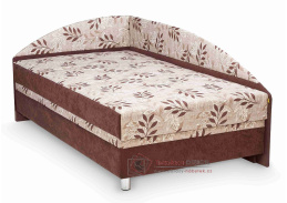 ALEXA, čalouněná postel rohová 140x200cm, výběr provedení