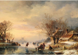 A-8410 Lodewijk Johannes Kleyn - Zima na holandském kanálu