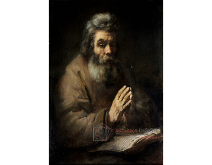 D-8054 Rembrandt - Starší muž při modlitbě