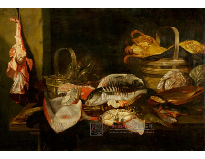 D-8723 Abraham van Beyeren - Zátiší s rybami