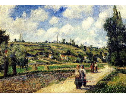 VCP-427 Camille Pissarro - Cesta do Auvers krajinou v blízkosti Pontoise