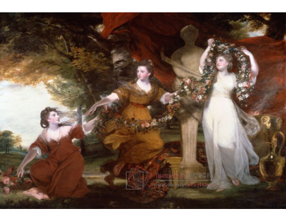 SO VI-366 Joshua Reynolds - Tři dámy pletoucí věnec