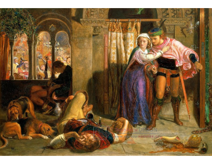 SO XIV-235 William Holman Hunt - Útěk Madeline a Porphyra