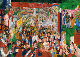 A-7465 James Ensor - Kristův vjezd do Bruselu v roce 1889