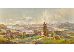 A-8795 Jakob Canciani - Pohled na jezero Wörthersee