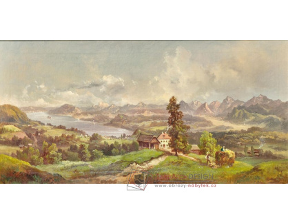 A-8795 Jakob Canciani - Pohled na jezero Wörthersee