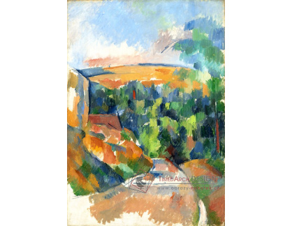 D-8008 Paul Cézanne - Zatáčka na silnici