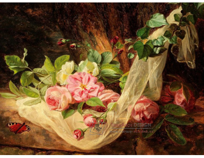D-9727 Andreas Lach - Lesní zátiší s růžemi