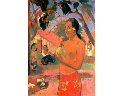 VPG 46 Paul Gauguin - Žena držící ovoce
