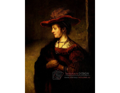 VR4-1 Rembrandt - Portrét Saskie van Uylenburgh