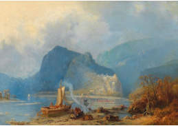 DDSO-1825 Paul von Franken - Horské jezero na Kavkaze