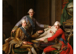 PORT-590 Alexander Roslin - Král švédský Gustav III a jeho bratři