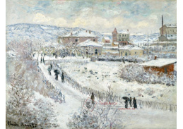 A-292 Claude Monet - Zimní pohled na Argenteuil