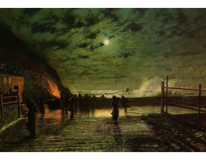 A-4309 John Atkinson Grimshaw - V nebezpečí