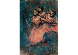 VR6-68 Edgar Degas - Tři tanečnice v červených kostýmech