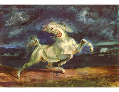 VEF 30 Eugene Ferdinand Victor Delacroix - Kůň polekaný bleskem