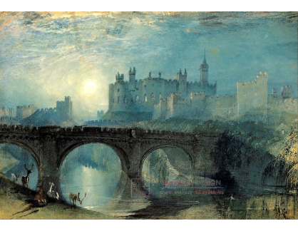 SO XIV-331 Joseph Mallord William Turner - Hrad Alnwick