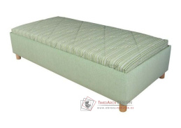 NEPTUN, čalouněná postel s načalouněná matrací 110x200cm, výběr provedení